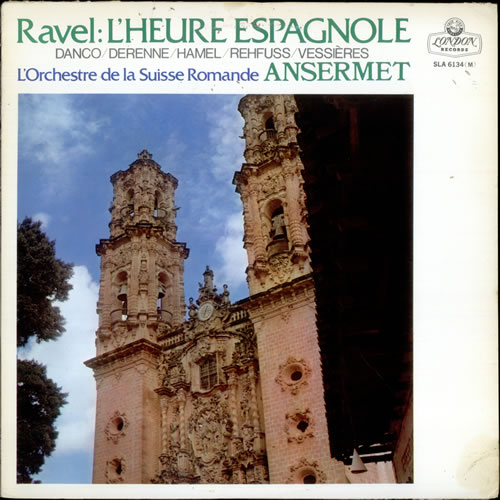 Maurice Ravel L'Heure Espagnole vinyl LP album (LP record) Japanese RVZLPLH526427