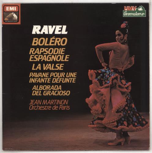 Maurice Ravel Ravel: Bolero vinyl LP album (LP record) UK RVZLPRA739017