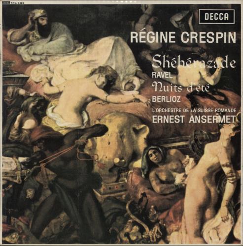 Maurice Ravel Sheherazade / Les Nuits D't vinyl LP album (LP record) UK RVZLPSH869428