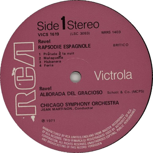 Maurice Ravel The Sound Of Ravel vinyl LP album (LP record) UK RVZLPTH633355