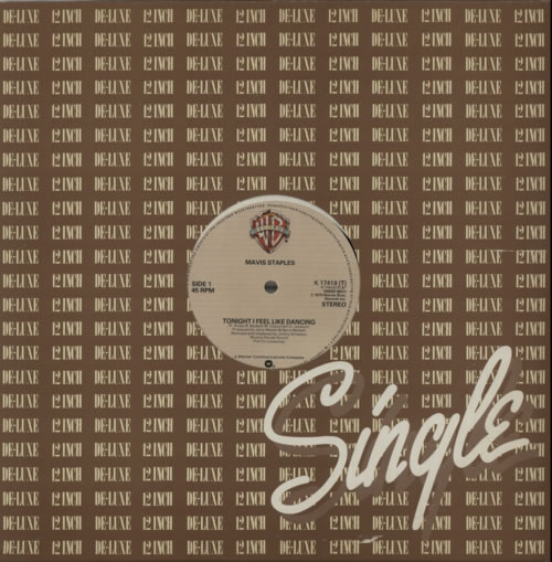 Mavis Staples Tonight I Feel Like Dancing 12" vinyl single (12 inch record / Maxi-single) UK MAV12TO616394