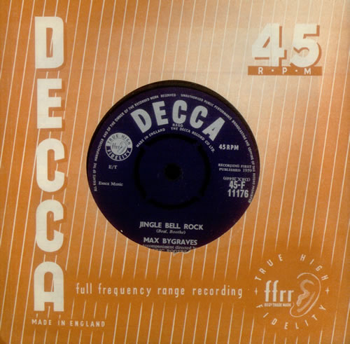 Max Bygraves Jingle Bell Rock 7" vinyl single (7 inch record / 45) UK MXG07JI546056