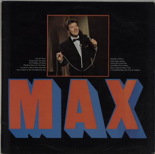 Max Bygraves Max vinyl LP album (LP record) UK MXGLPMA660584