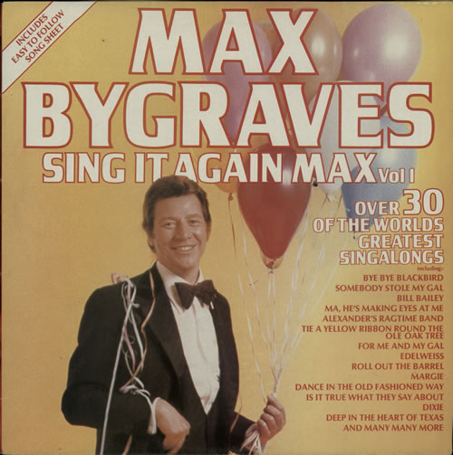 Max Bygraves Sing It Again Max Volume 1 vinyl LP album (LP record) UK MXGLPSI642076