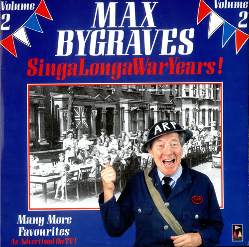 Max Bygraves SingaLongaWarYears Volume 2 vinyl LP album (LP record) UK MXGLPSI499900