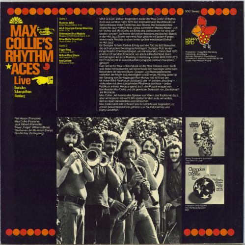 Max Collie's Rhythm Aces Live 2-LP vinyl record set (Double LP Album) UK M652LLI779786