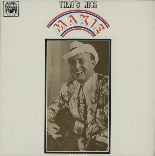 Max Miller That's Nice Maxie vinyl LP album (LP record) UK MXILPTH660448