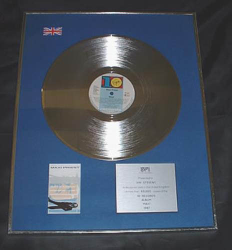 Maxi Priest Maxi award disc UK MXPAWMA309203