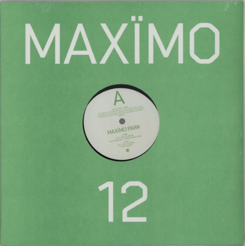 Maximo Park 12 12" vinyl single (12 inch record / Maxi-single) UK MD812487737