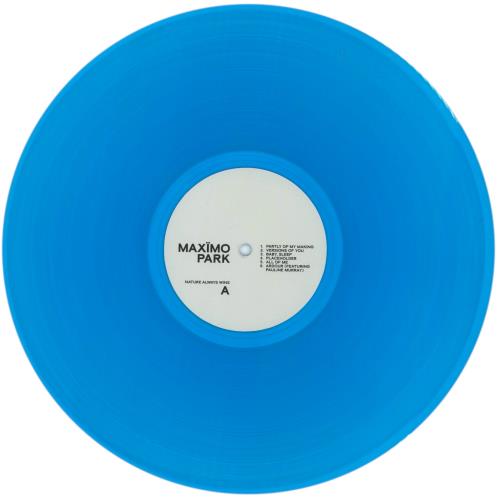 Maximo Park Nature Always Wins - Turquoise Vinyl - Autographed vinyl LP album (LP record) UK MD8LPNA870798