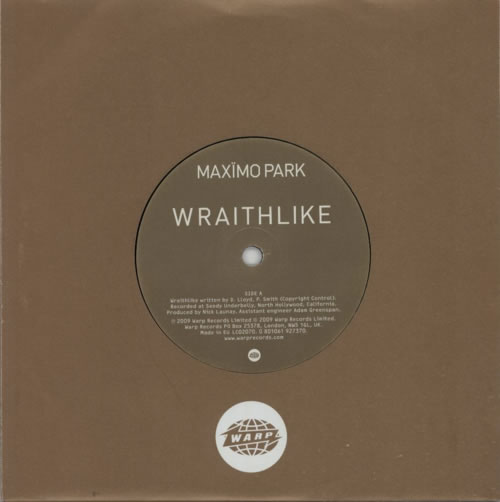Maximo Park Wraithlike 7" vinyl single (7 inch record / 45) UK MD807WR595340