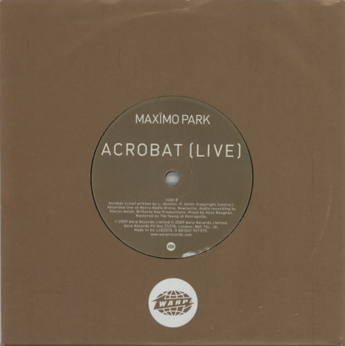 Maximo Park Wraithlike 7" vinyl single (7 inch record / 45) UK MD807WR595340