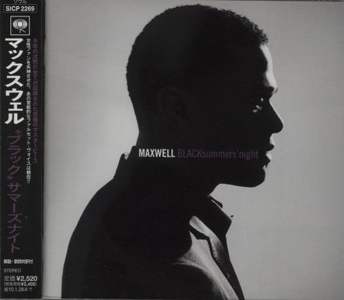 Maxwell BLACKsummers'night CD album (CDLP) Japanese XWECDBL670644