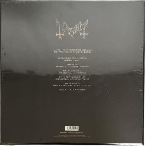 Mayhem De Mysteriis Dom Sathanas - 25th Anniversary Box Set Vinyl Box Set US NVYVXDE815190
