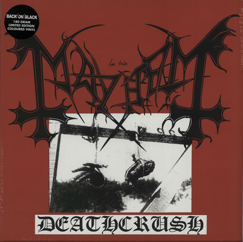 Mayhem Deathcrush - Record Store Day 12" vinyl single (12 inch record / Maxi-single) UK NVY12DE583334