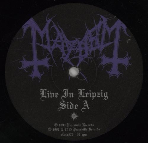 Mayhem Live In Leipzig vinyl LP album (LP record) UK NVYLPLI810826