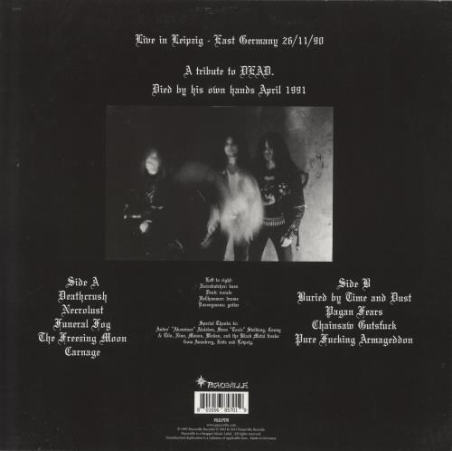 Mayhem Live In Leipzig vinyl LP album (LP record) UK NVYLPLI810826