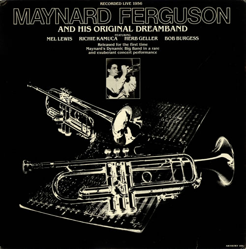 Maynard Ferguson Recorded Live 1956 vinyl LP album (LP record) Canadian MYDLPRE490177