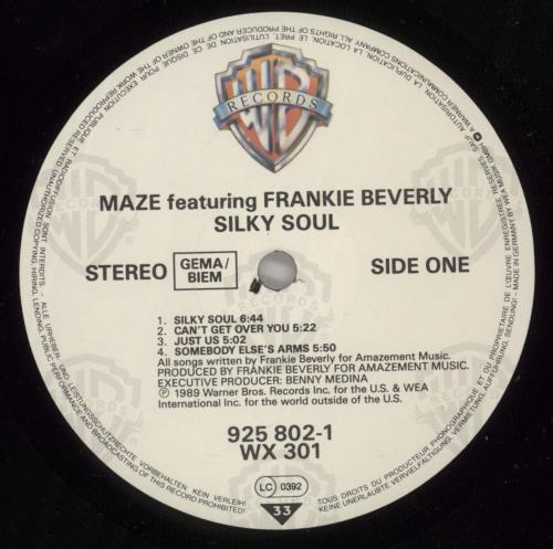 Maze Silky Soul vinyl LP album (LP record) UK M.ZLPSI723545