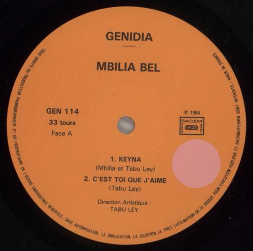 Mbilia Bel Keyna Et Cadence Mudanda vinyl LP album (LP record) French 9DQLPKE882837