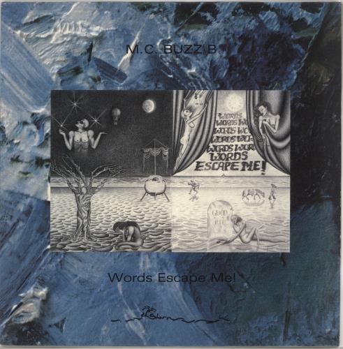 MC Buzz B Words Escape Me! vinyl LP album (LP record) UK Z58LPWO725001