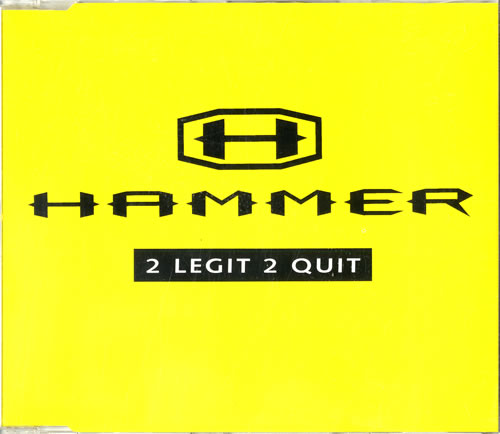 MC Hammer 2 Legit 2 Quit CD single (CD5 / 5") UK MCHC5LE276979