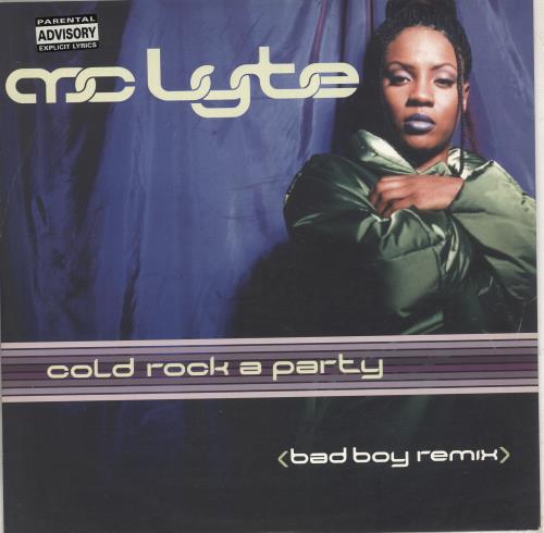 MC Lyte Cold Rock A Party (Bad Boy Remix) 12" vinyl single (12 inch record / Maxi-single) UK YTE12CO711663
