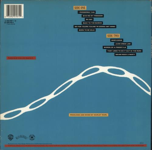 MC Shan Born To Be Wild vinyl LP album (LP record) German 1DOLPBO747426