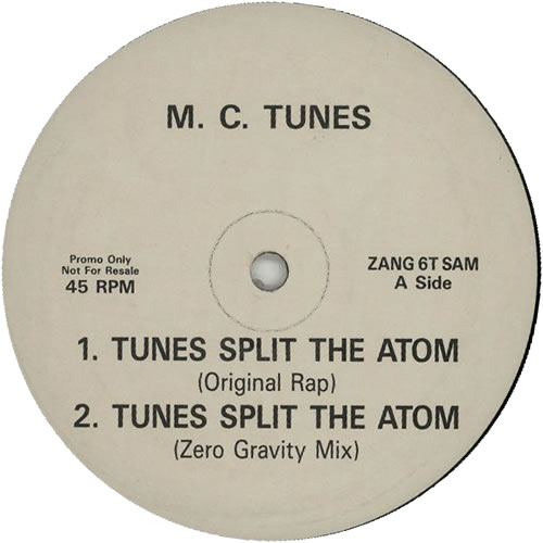 MC Tunes Tunes Split The Atom 12" vinyl single (12 inch record / Maxi-single) UK MCT12TU25908