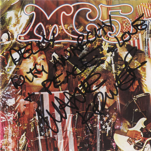MC5 Kick Out The Jams - Autographed CD album (CDLP) US MC5CDKI534240
