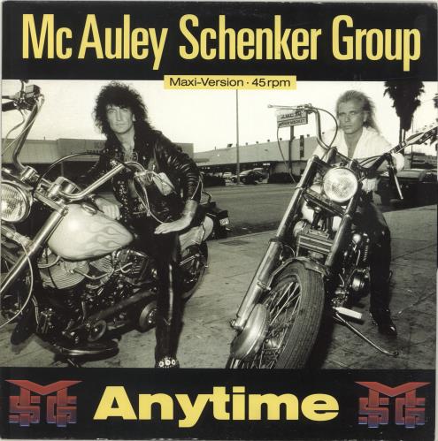 McAuley Schenker Group Anytime 12" vinyl single (12 inch record / Maxi-single) UK MCA12AN695442