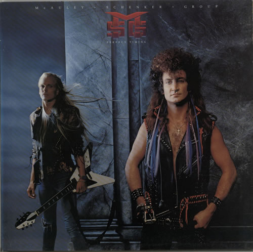 McAuley Schenker Group Perfect Timing vinyl LP album (LP record) German MCALPPE627774