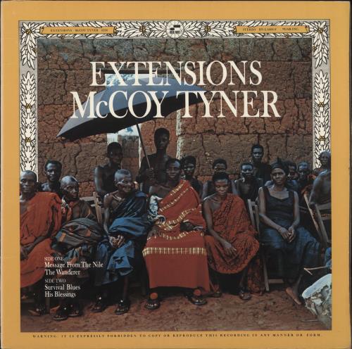 McCoy Tyner Extensions - 'b' label vinyl LP album (LP record) US MQTLPEX517497