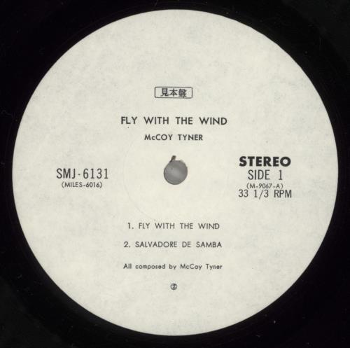McCoy Tyner Fly With The Wind vinyl LP album (LP record) Japanese MQTLPFL884064