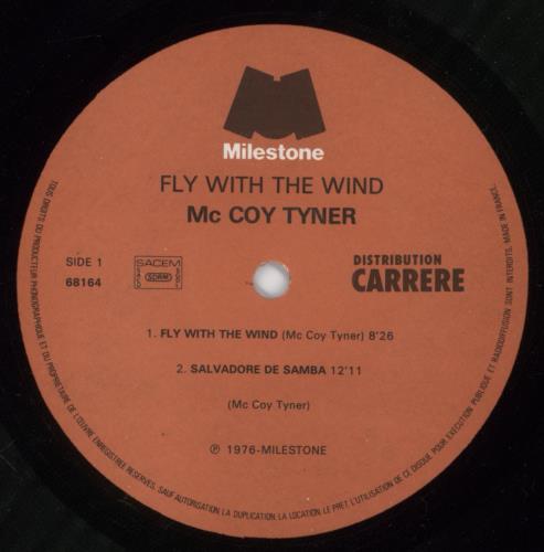 McCoy Tyner Fly With The Wind vinyl LP album (LP record) French MQTLPFL891561