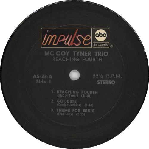 McCoy Tyner Reaching Fourth vinyl LP album (LP record) US MQTLPRE734147