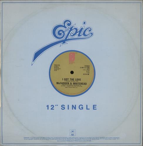 McFadden & Whitehead Ain't No Stoppin' Us Now - Hype Sticker 12" vinyl single (12 inch record / Maxi-single) UK NR112AI867716