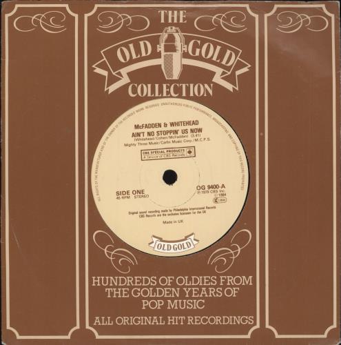 McFadden & Whitehead Ain't No Stoppin' Us Now 7" vinyl single (7 inch record / 45) UK NR107AI720160