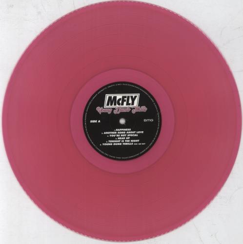 McFly Young Dumb Thrills - Pink Vinyl vinyl LP album (LP record) UK MAJLPYO816957