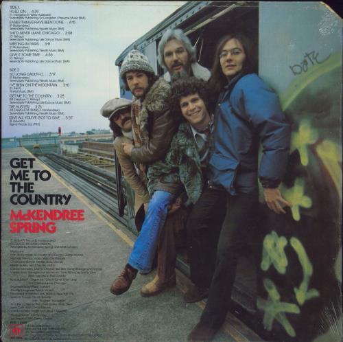McKendree Spring Get Me To The Country - Sealed vinyl LP album (LP record) US MKDLPGE795906