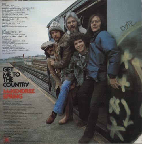 McKendree Spring Get Me To The Country vinyl LP album (LP record) US MKDLPGE864265