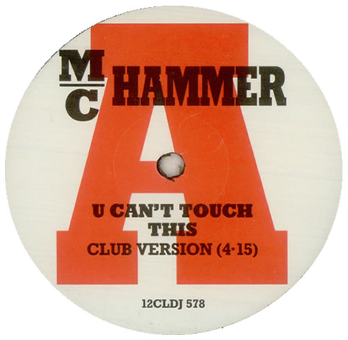 Mc Hammer U Can T Touch This Uk Promo 12 Vinyl Single 12 Inch Record Maxi Single