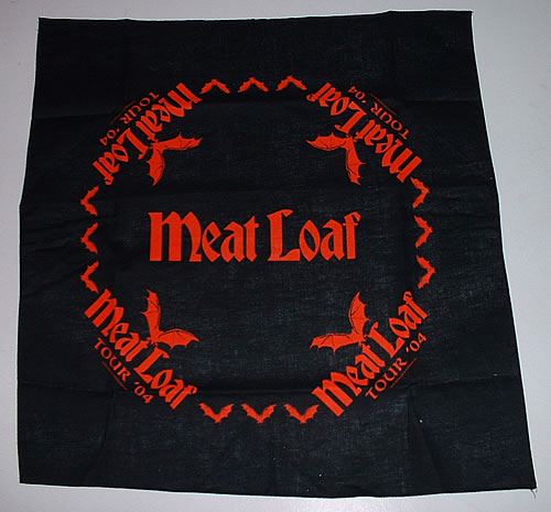 Meat Loaf 2004 Tour Bandana clothing Australian MEAMCTO326476