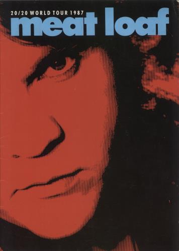 Meat Loaf 20/20 World Tour tour programme UK MEATRWO325534