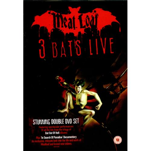 Meat Loaf 3 Bats Live DVD UK MEADDBA416016