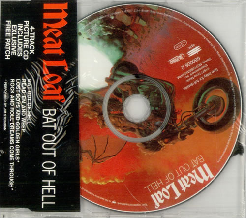Meat Loaf Bat Out Of Hell + Patch - Sealed CD single (CD5 / 5") UK MEAC5BA512575