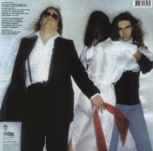 Meat Loaf Bat Out Of Hell - 180 Gram Vinyl vinyl LP album (LP record) Dutch MEALPBA858791