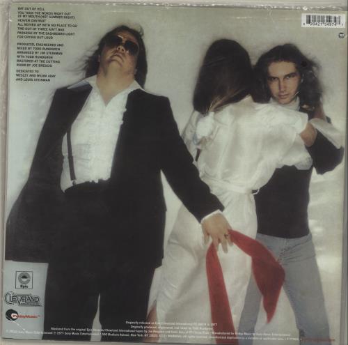 Meat Loaf Bat Out Of Hell - 180 Gram vinyl LP album (LP record) US MEALPBA656550