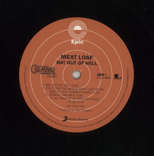 Meat Loaf Bat Out Of Hell - 180gm vinyl LP album (LP record) UK MEALPBA868357