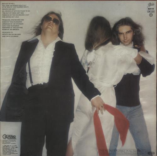 Meat Loaf Bat Out Of Hell - Master Sound vinyl LP album (LP record) German MEALPBA879837